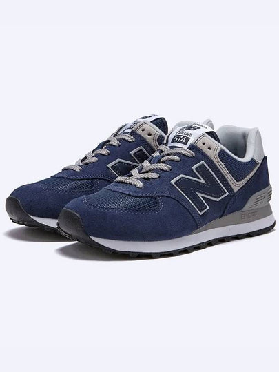 574 Classic Low Top Sneakers Navy - NEW BALANCE - BALAAN 2