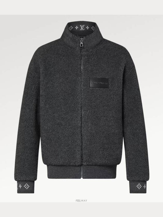 1AFBA0 Fleece Blouson Jacket - LOUIS VUITTON - BALAAN 1