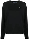 Pony Logo Sweatshirt Black - POLO RALPH LAUREN - BALAAN 2