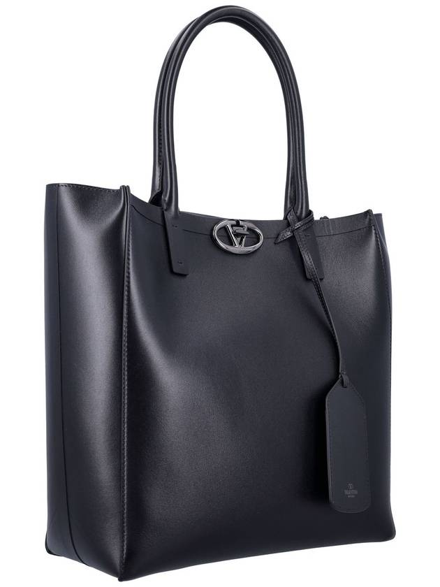 Garavani Logo Tote Bag Black - VALENTINO - BALAAN 3