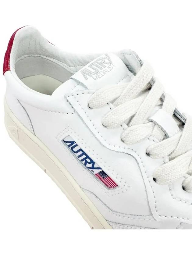 Medalist Red Tab Low Top Sneakers White - AUTRY - BALAAN 4