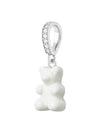 Nostalgia Bear Fave Connector Pendant Silver Powder - CRYSTAL HAZE - BALAAN 1