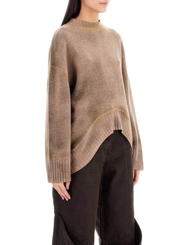 asymmetric wool and cashmere pullover - THE ATTICO - BALAAN 2