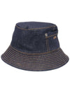 Bob Thais Denim Bucket Hat Indigo - A.P.C. - BALAAN 3