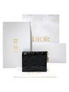 S0178OVRB 900U Black Patent Cannage Half Wallet - DIOR - BALAAN 10