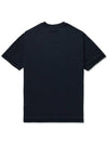 Logo Patch Short Sleeve T-Shirt Navy - STONE ISLAND - BALAAN 3