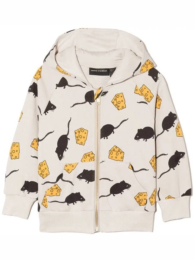 kids mouse pattern hooded zip up 22620130 96 - MINI RODINI - BALAAN 2