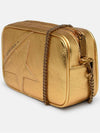 Laminated Leather Star Shoulder Bag Gold - GOLDEN GOOSE - BALAAN 3