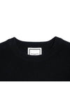 Wool crew neck sweatshirt black men s knit 194437 - WOOYOUNGMI - BALAAN 4