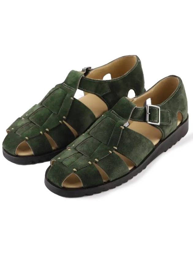 Pacific Buckle Gladiator Sandals Green - PARABOOT - BALAAN 2