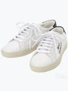 Court Classic Black Tab Low Top Sneakers White - SAINT LAURENT - BALAAN 2