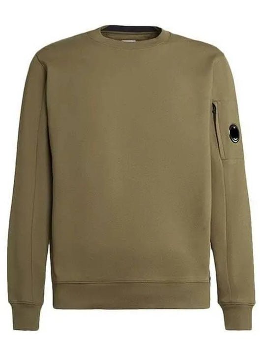 Diagonal Raised Fleece Sweatshirt Butternut - CP COMPANY - BALAAN 2