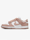 Women's Dunk Low Top Sneakers Rose Whisper - NIKE - BALAAN 2