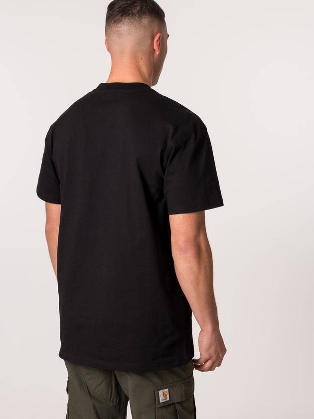 Locker Short Sleeve T-Shirt Black - CARHARTT WIP - BALAAN 3