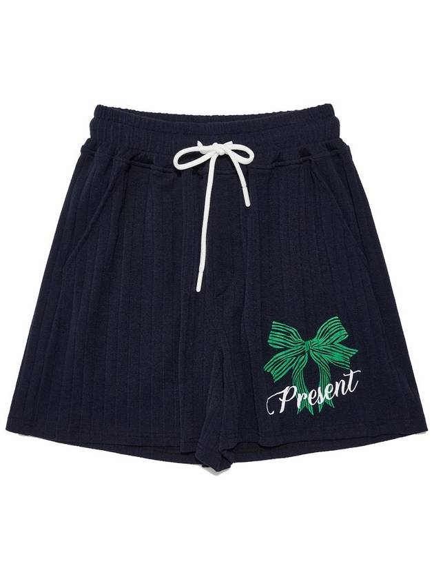 Summer Knit Ribbon Shorts Navy - METAPHER - BALAAN 6