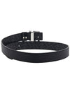 FF Buckle Pattern Reversible Leather Belt Black - FENDI - BALAAN 5