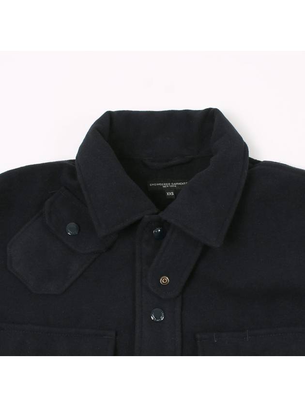 Melton Explorer Shirt Jacket Charcoal - ENGINEERED GARMENTS - BALAAN 3