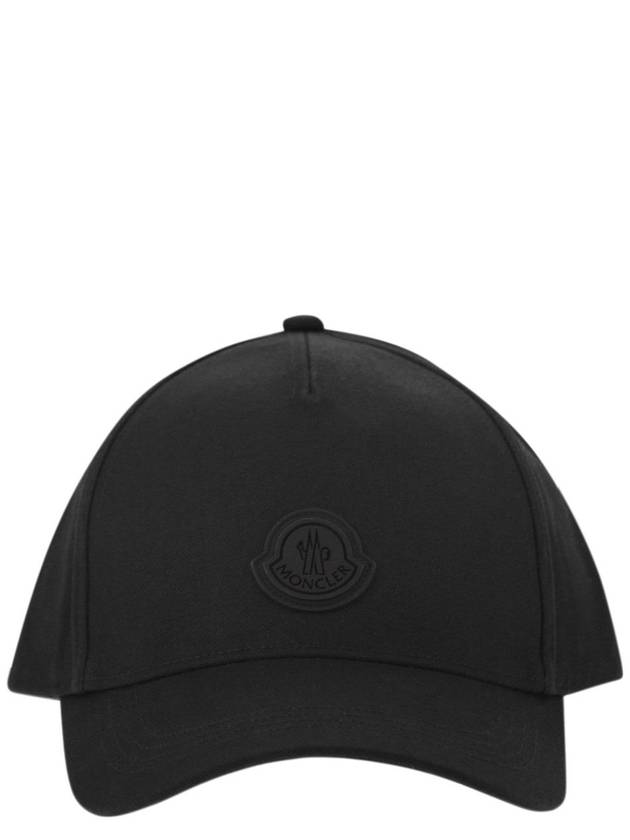 Cotton gabardine baseball cap - MONCLER - BALAAN 1