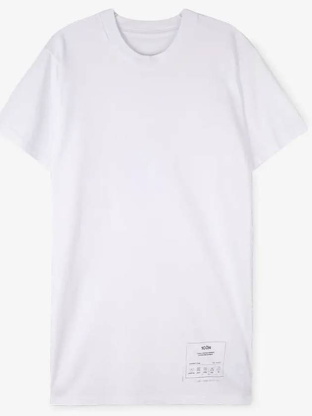 Men's Icon Print Short Sleeve T-Shirt White - MAISON MARGIELA - BALAAN 3