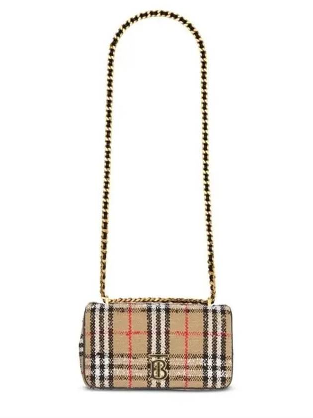 Boucle Lola Vintage Check Small Cross Bag Beige - BURBERRY - BALAAN 6