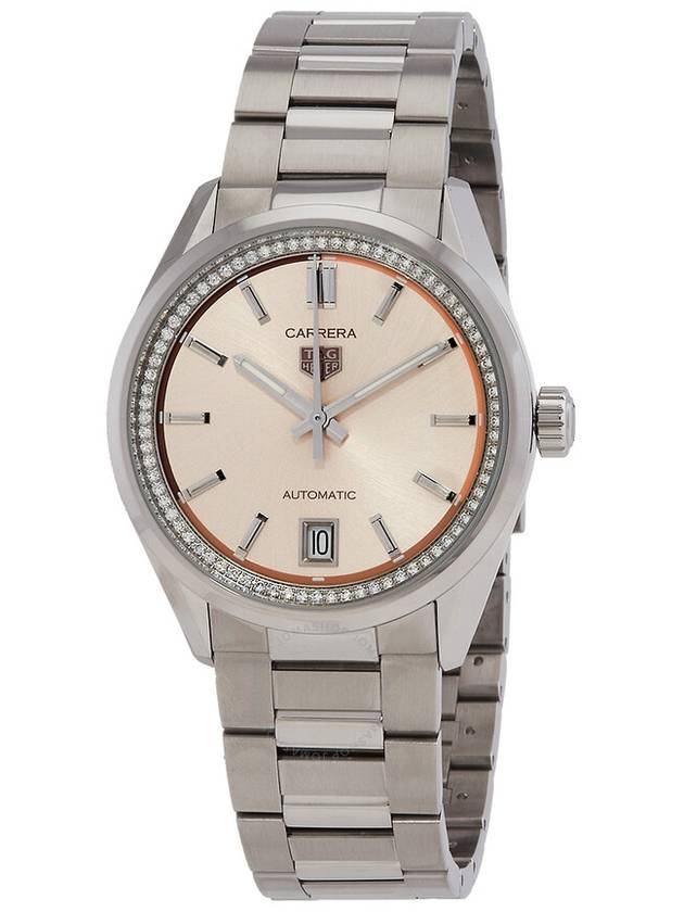 Tag Heuer Carrera Date Automatic Pink Dial Ladies Watch WBN231A.BA0001 - TAG HEUER - BALAAN 1