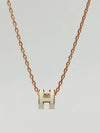 Mini PopAche Necklace Gold White - HERMES - BALAAN 1