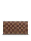 Sarah Damier Ebene Long Wallet Brown - LOUIS VUITTON - BALAAN 3