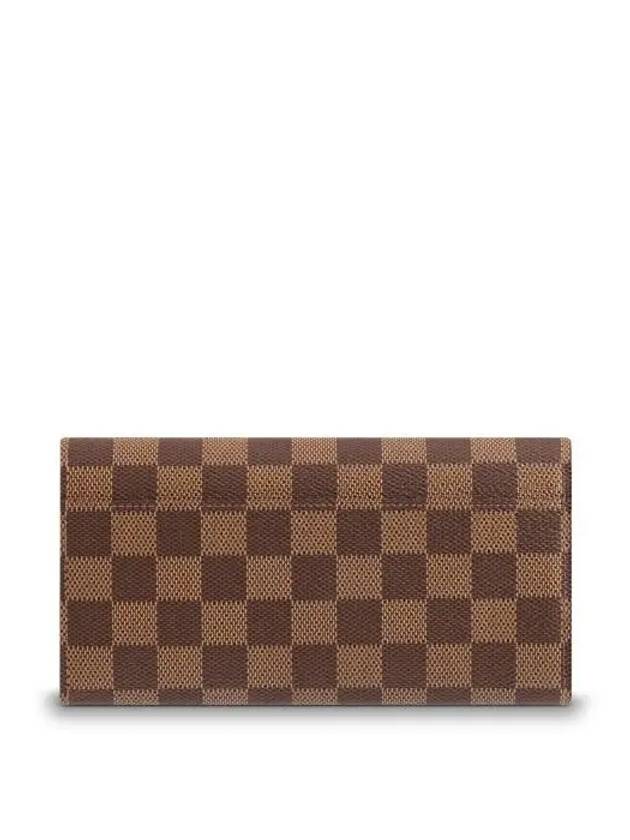 Sarah Damier Long Wallet Brown - LOUIS VUITTON - BALAAN 3