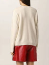 Aster M Logo Cashmere Knit Top Ivory - MAX MARA - BALAAN 4