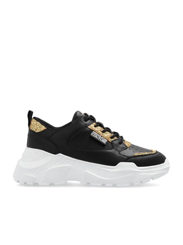 Speed Track Low Top Sneakers Black - VERSACE - BALAAN 2