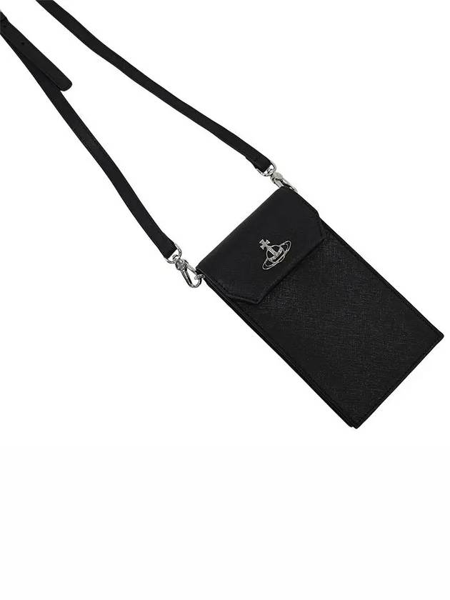 ORB Logo Cross Bag Black - VIVIENNE WESTWOOD - BALAAN 5