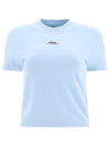 Le Gros Grain Short Sleeve T-Shirt Light Blue - JACQUEMUS - BALAAN 2