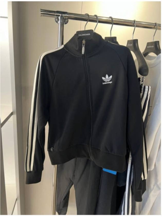 Adidas collaboration women s tracksuit short jacket black 723805TMV15 - BALENCIAGA - BALAAN 2