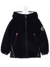 Kids Fleece Hooded Jacket 1B521 20 809BY 778 - MONCLER - BALAAN 2