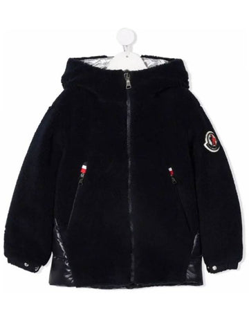 Kids Fleece Hooded Jacket 1B521 20 809BY 778 - MONCLER - BALAAN 1