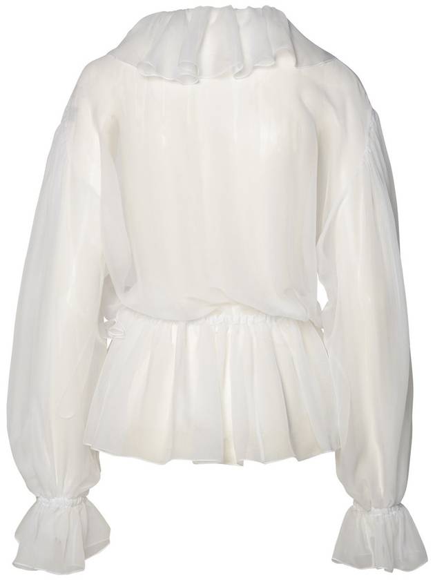 Blouse F79FGT FU1AT W0800 WHITE - DOLCE&GABBANA - BALAAN 4