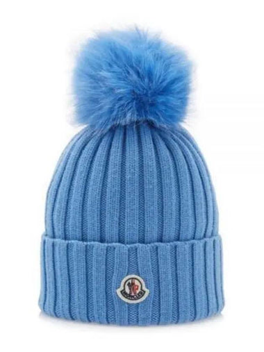 3B00018 M1127 704 Pom Decoration Beanie - MONCLER - BALAAN 1