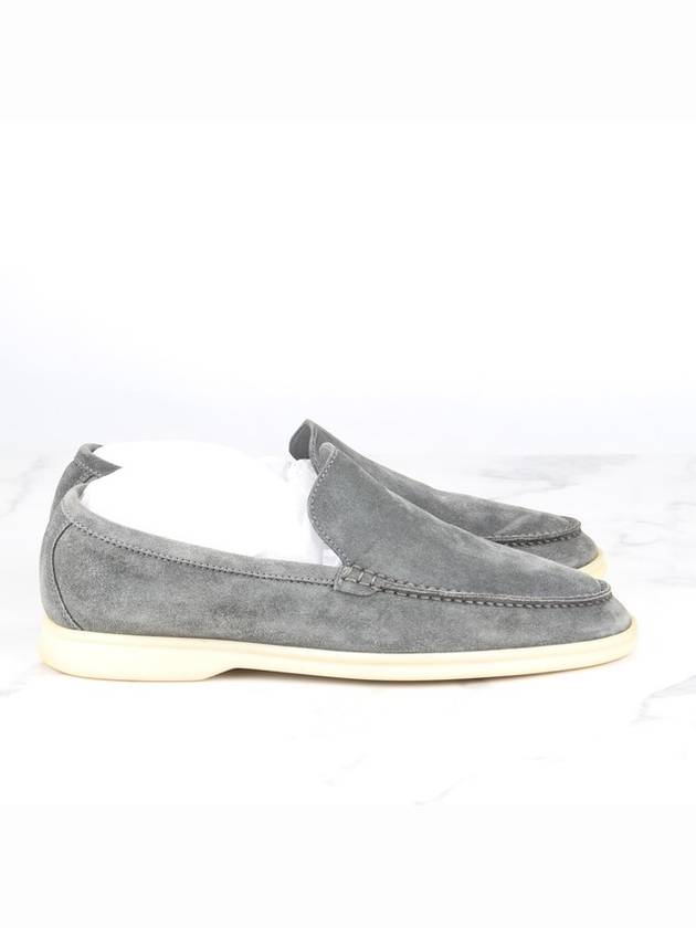 Summer Walk Suede Loafer Gray 41 260 - LORO PIANA - BALAAN 5