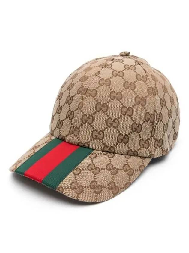 Original GG Base Ball Cap Beige Ebony - GUCCI - BALAAN 2