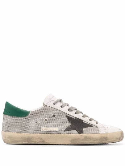 Super Star Mesh Panel Low Top Sneakers White - GOLDEN GOOSE - BALAAN 2