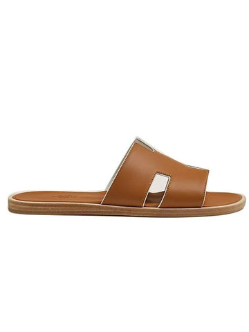 Izmir Napa Slippers Brown - HERMES - BALAAN 1