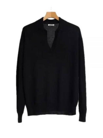 Sweater A23SP02SC BLACK - AURALEE - BALAAN 1