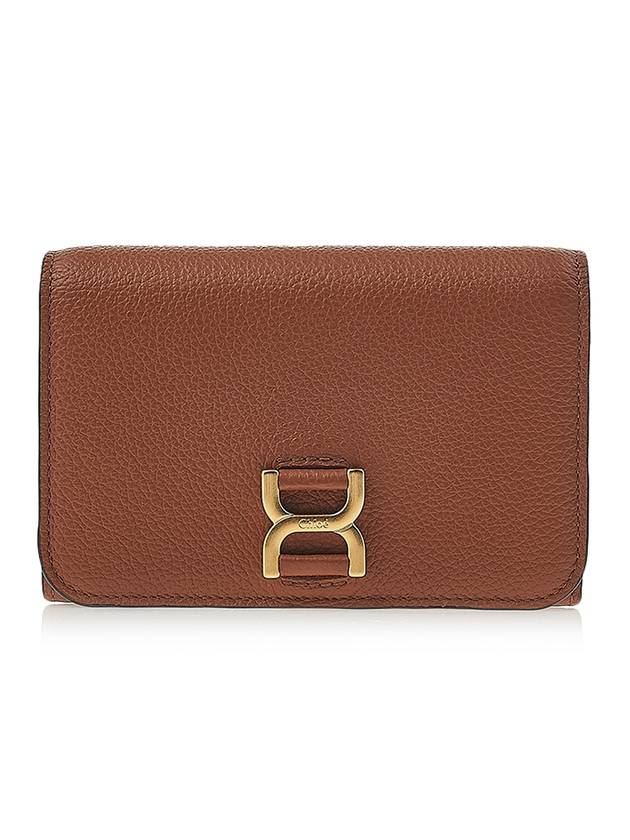 Marcie Medium Compact Half Wallet Brown - CHLOE - BALAAN 1