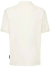 Embroidered Logo Short Sleeve Polo Shirt Ivory - MOOSE KNUCKLES - BALAAN 6