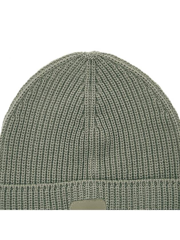 Logo Metropolis Wool Beanie Green - CP COMPANY - BALAAN 8