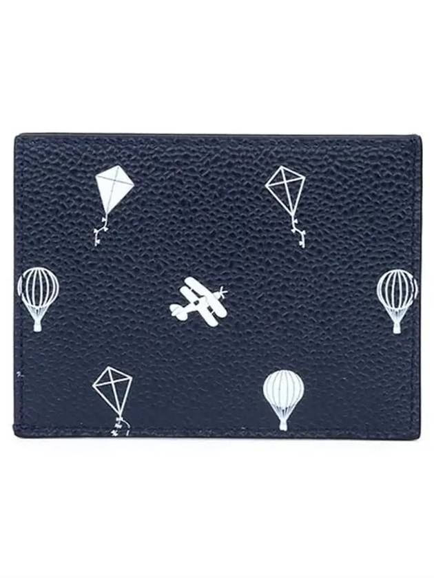 Compartment Icon Card Wallet Grey - THOM BROWNE - BALAAN 4