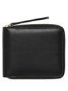 Stitch Zip Around Medium Half Wallet Black - MAISON MARGIELA - BALAAN 4