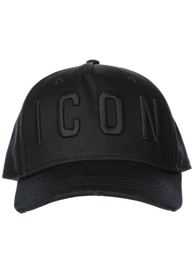 Logo Base Ball Cap Black - DSQUARED2 - BALAAN 1