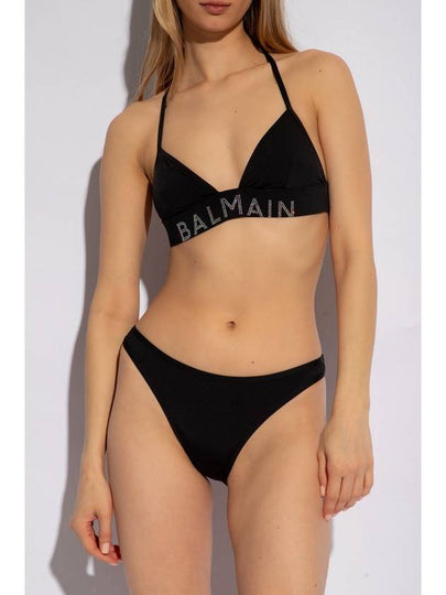 Balmain Bikini With Logo, Women's, Black - BALMAIN - BALAAN 2