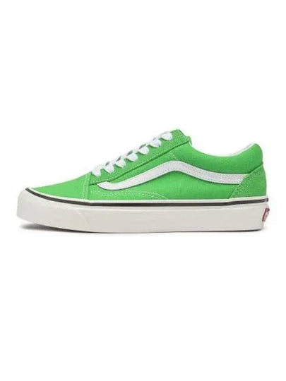 Old Skool Lace-Up Low Top Sneakers Green - VANS - BALAAN 2